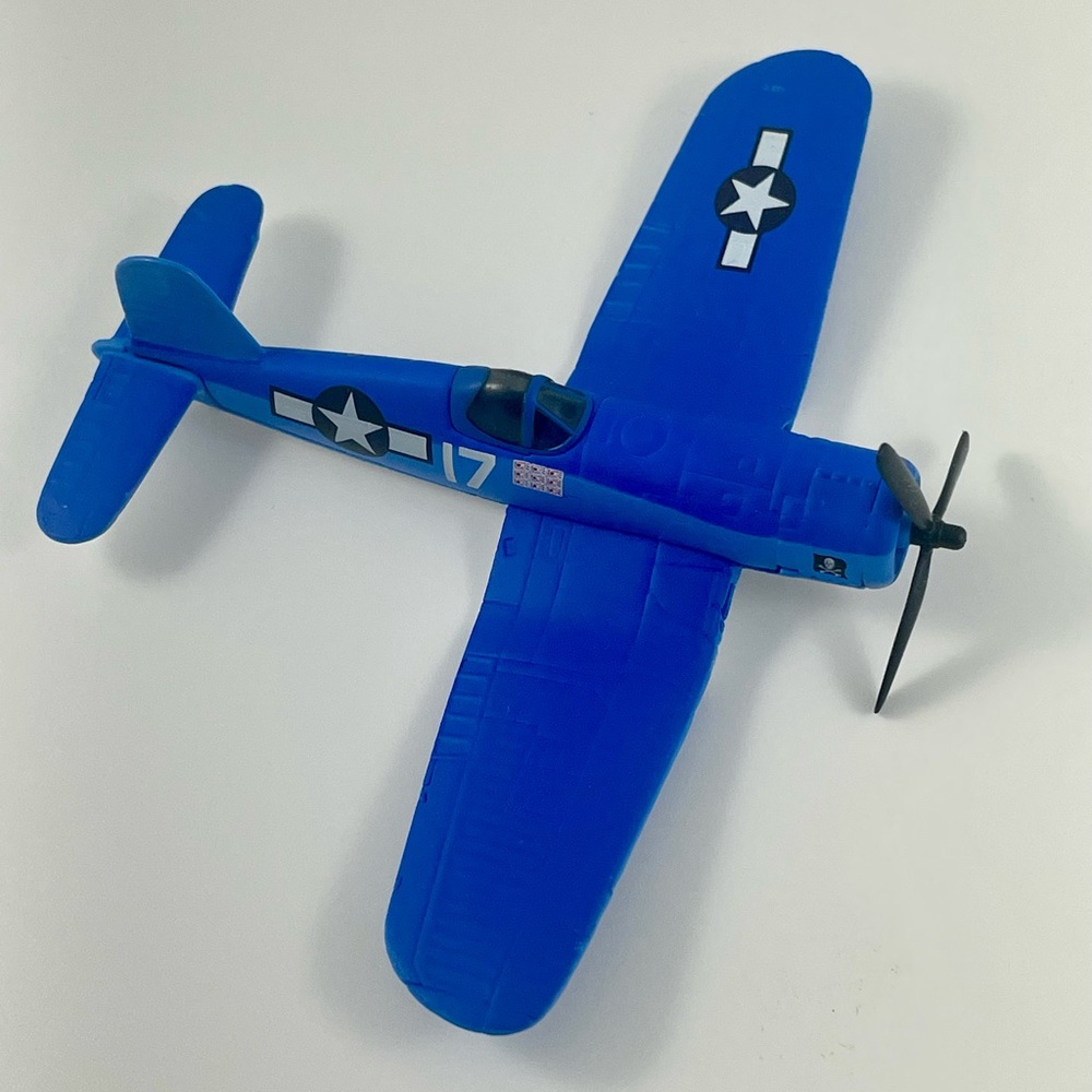 Rare Classic Blue Model Airplane